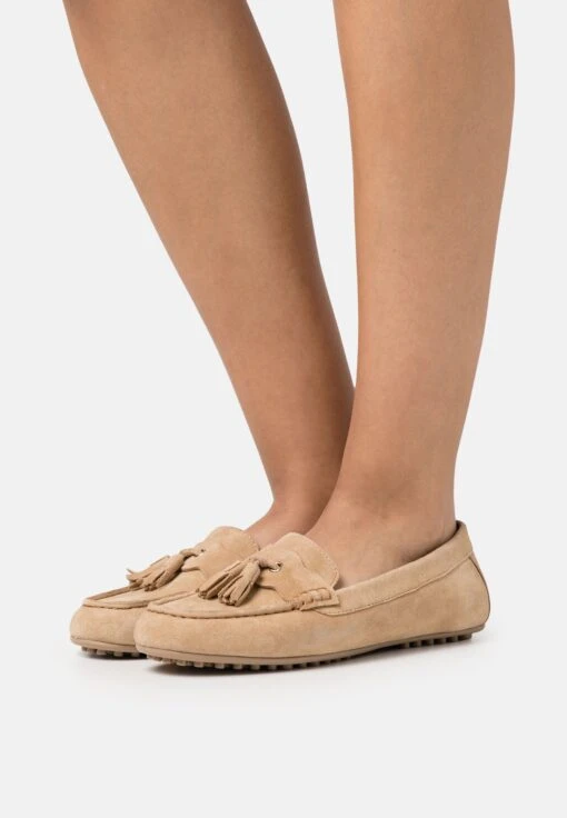 Pier One Leather- Mocassins - Beige