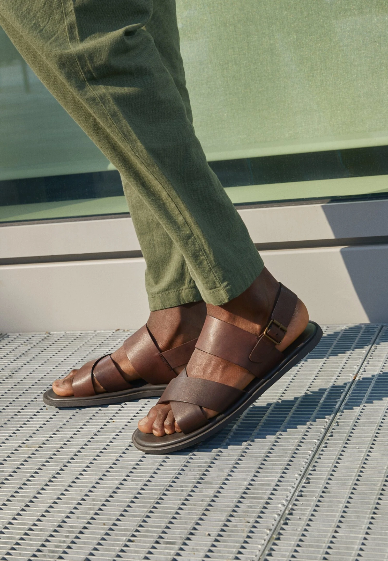Pier One Unisex - Sandalen - Cognac 4 Pier One Unisex - Sandalen - Cognac - Afbeelding 2