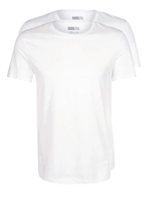 Pier One 2 Pack - T-Shirt Basic - White