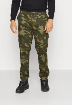 Pier One Cargobroek - Black/Olive