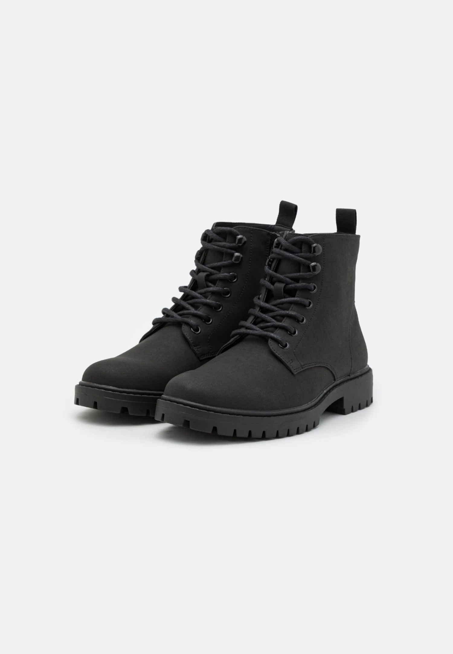 Pier One Unisex - Veterboots - Black 4 Pier One Unisex - Veterboots - Black - Afbeelding 2