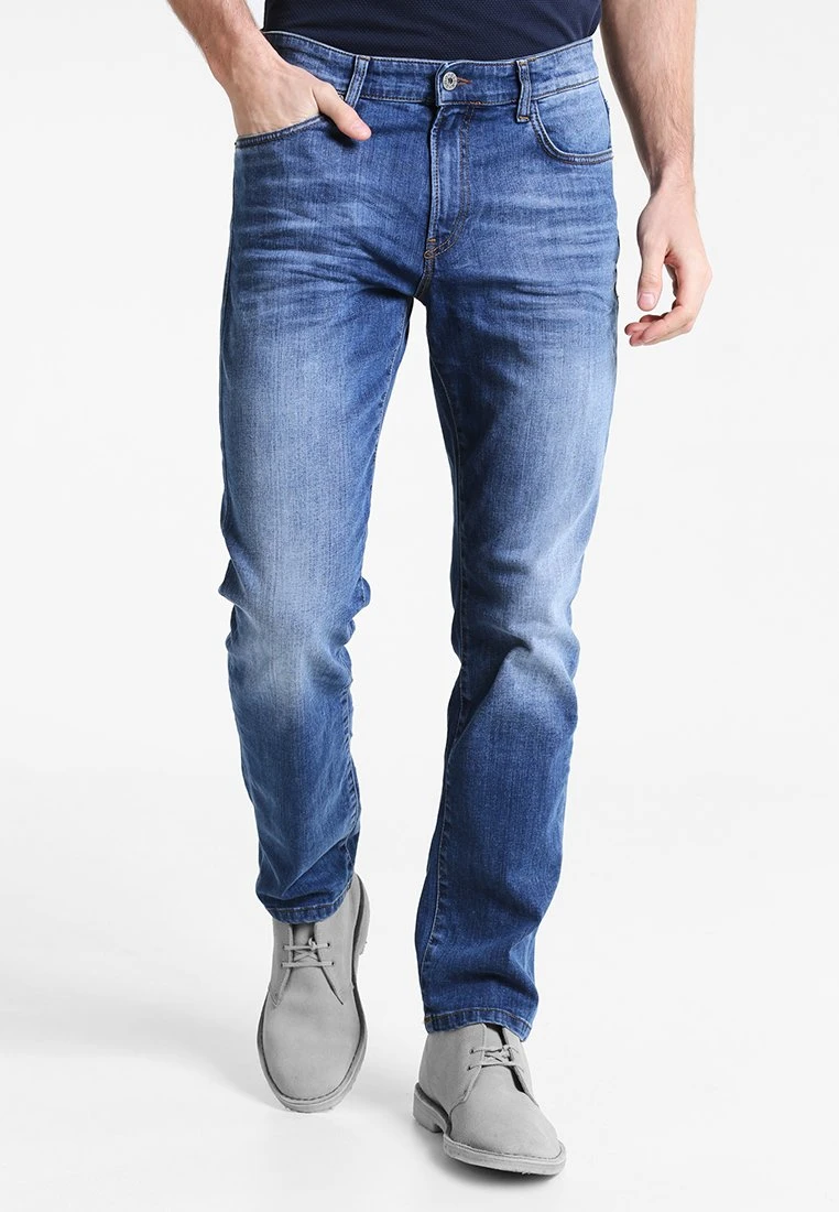 Pier One Straight Leg Jeans - Mid Blue 3 Pier One Straight Leg Jeans - Mid Blue