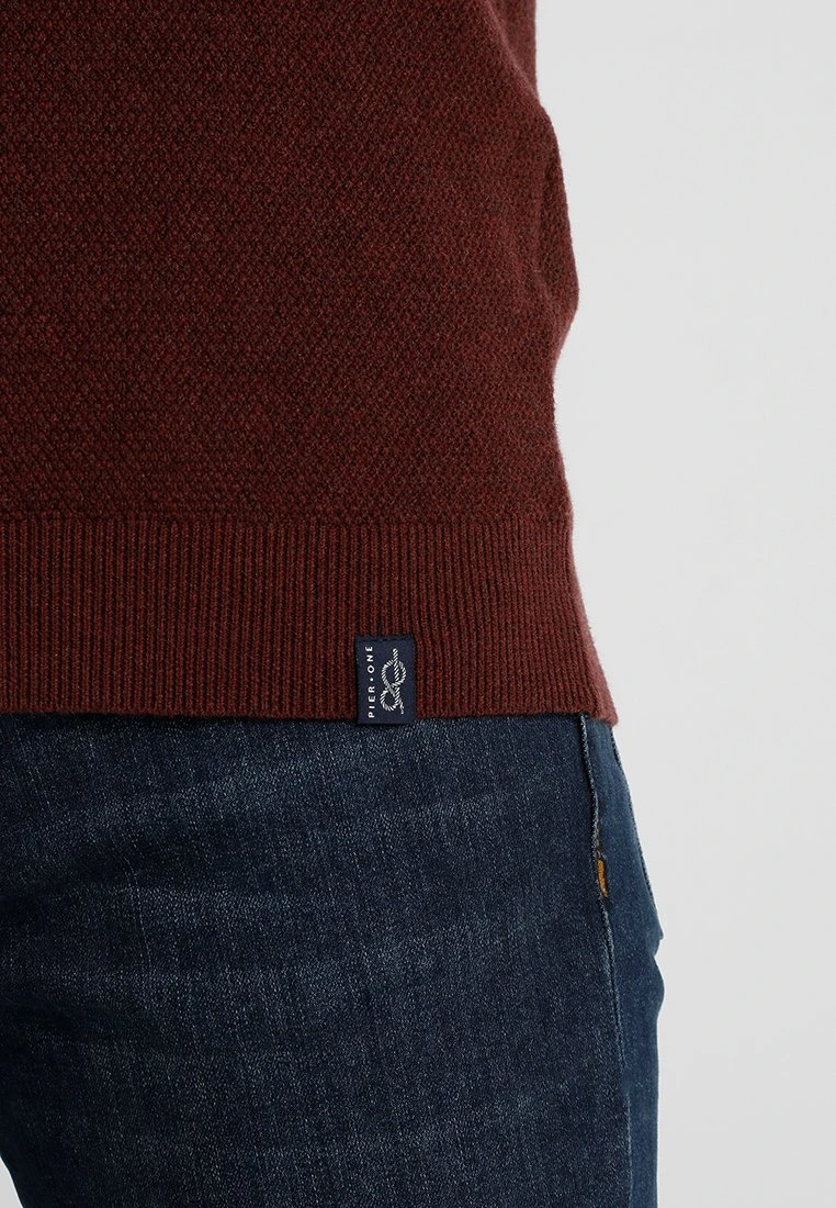 Pier One Trui - Mottled Bordeaux 6 Pier One Trui - Mottled Bordeaux - Afbeelding 4