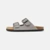 Pier One Leather Unisex - Pantoffels - Grey 2 Pier One Leather Unisex - Pantoffels - Grey -Pier One c897fe5bdf9e47c686b18fe2d973c855