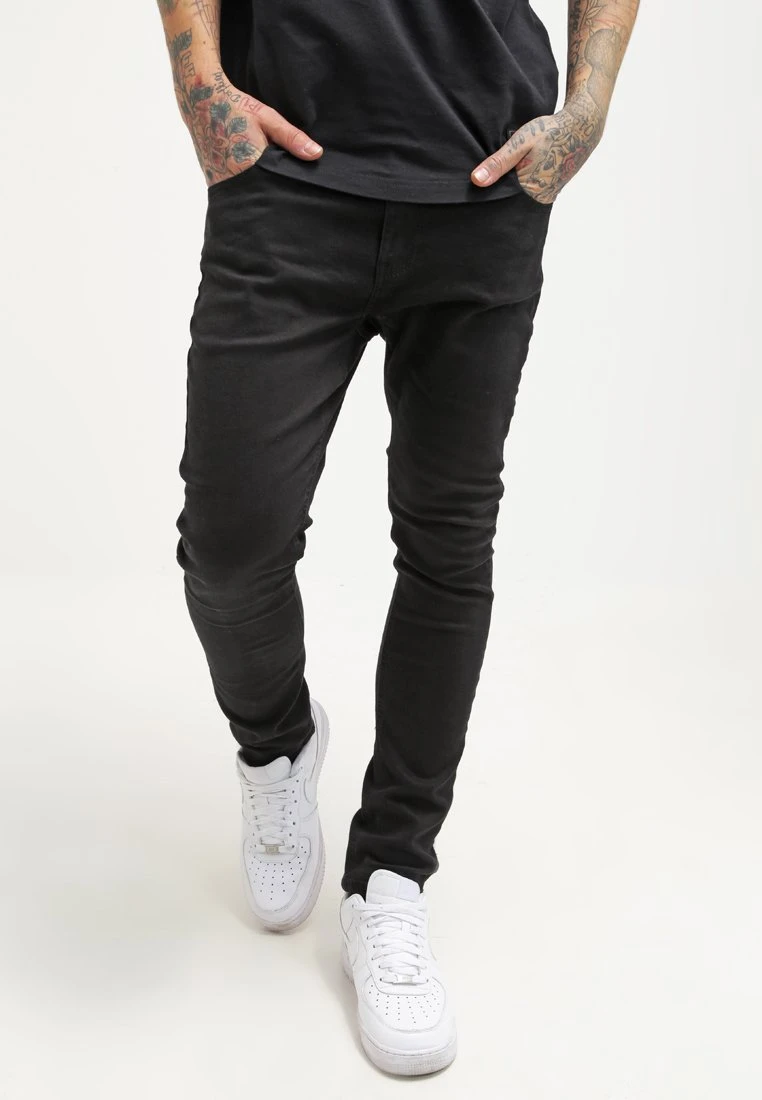 Pier One Slim Fit Jeans - Black Denim 3 Pier One Slim Fit Jeans - Black Denim