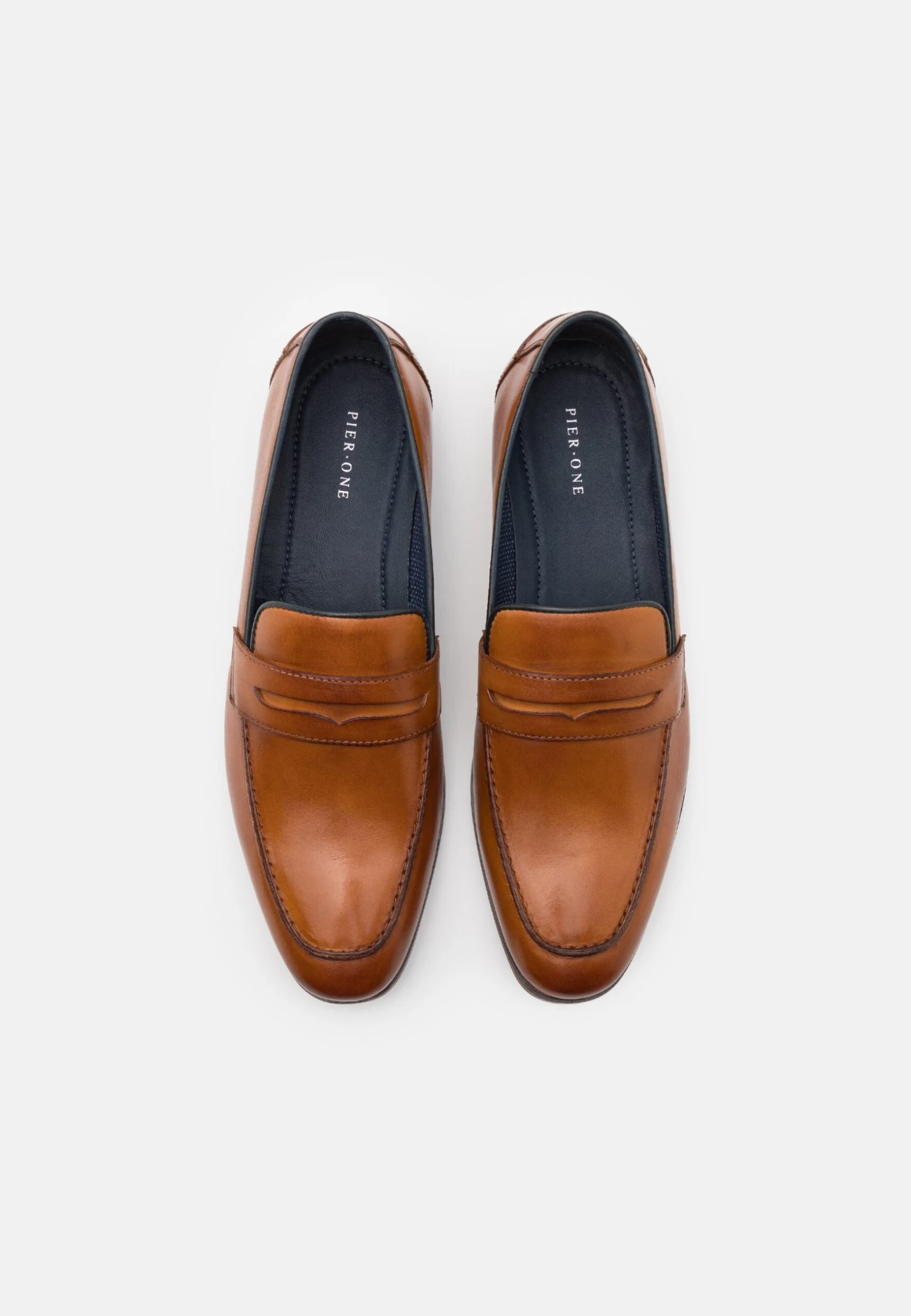 Pier One Leather - Instappers - Camel 8 Pier One Leather - Instappers - Camel - Afbeelding 6