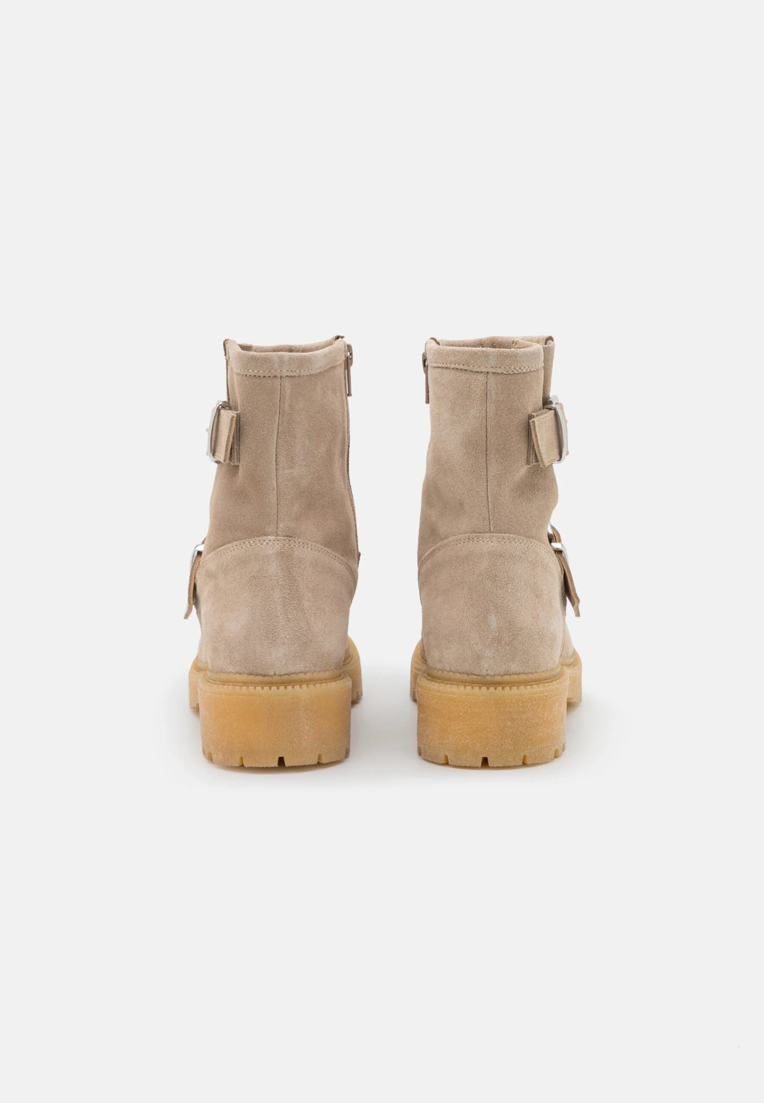 Pier One Leather - Cowboy-/Bikerlaarsjes - Beige 6 Pier One Leather - Cowboy-/Bikerlaarsjes - Beige - Afbeelding 4