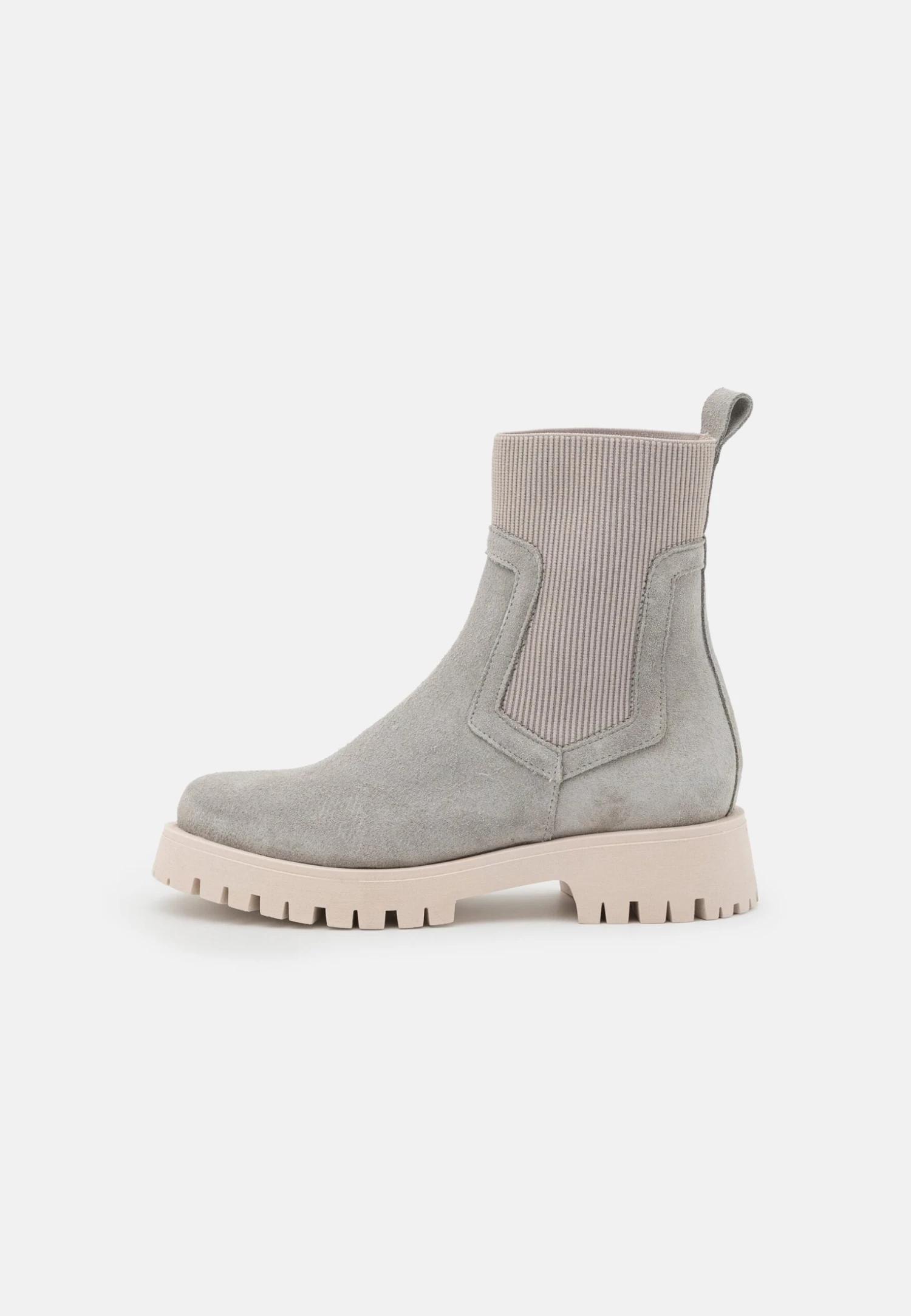 Pier One Leather - Enkellaarsjes Met Plateauzool - Grey 4 Pier One Leather - Enkellaarsjes Met Plateauzool - Grey - Afbeelding 2