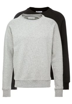 Pier One 2 Pack - Sweater - Mottled Light Grey/Black 12 Pier One 2 Pack - Sweater - Mottled Light Grey/Black -Pier One dba537e667ce4fe2aee0ab958e24e9cf