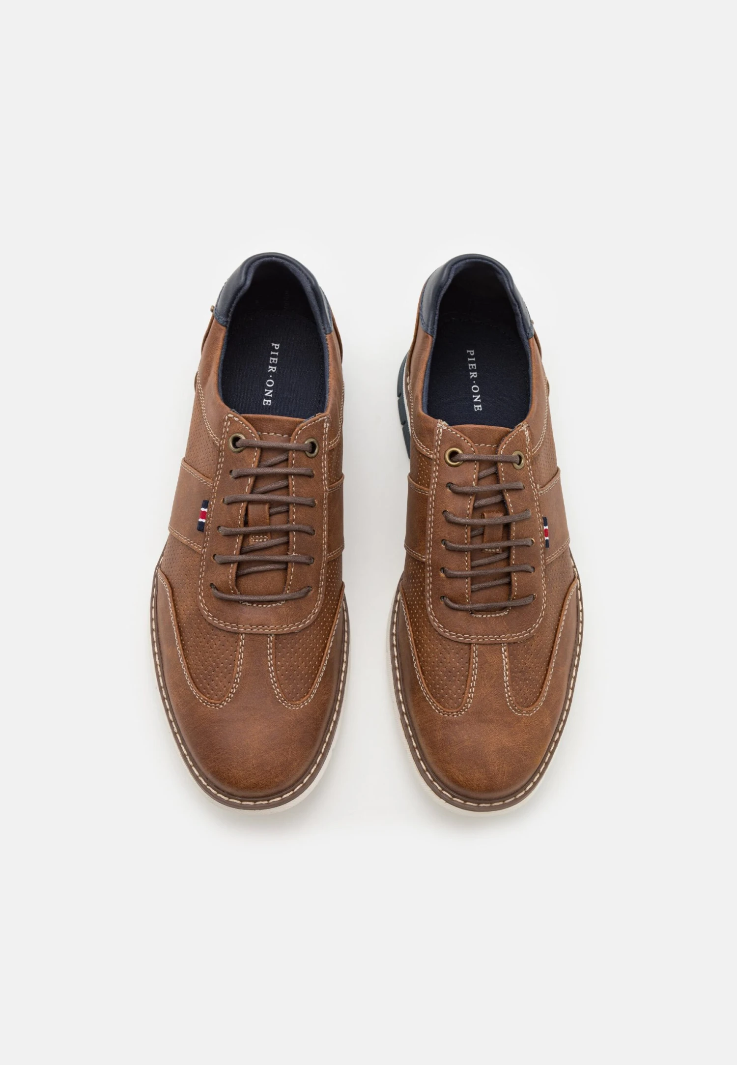 Pier One Sportieve Veterschoenen - Dark Brown 6 Pier One Sportieve Veterschoenen - Dark Brown - Afbeelding 4