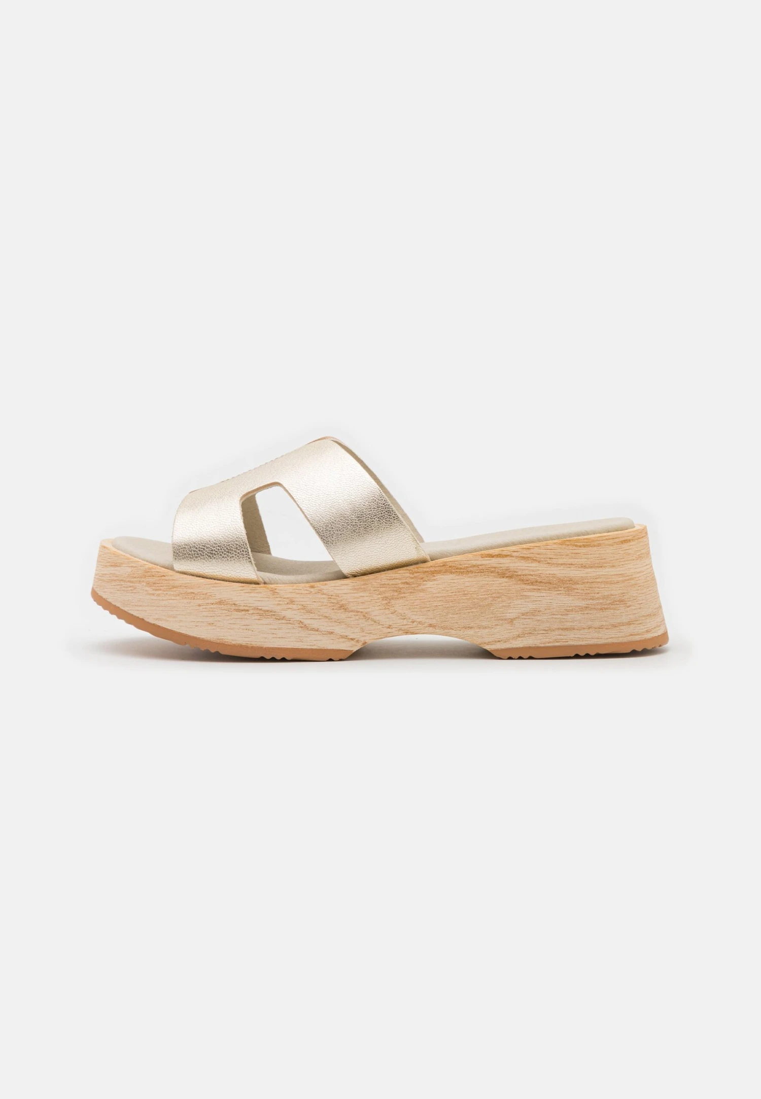 Pier One Leather - Clogs - Gold 4 Pier One Leather - Clogs - Gold - Afbeelding 2