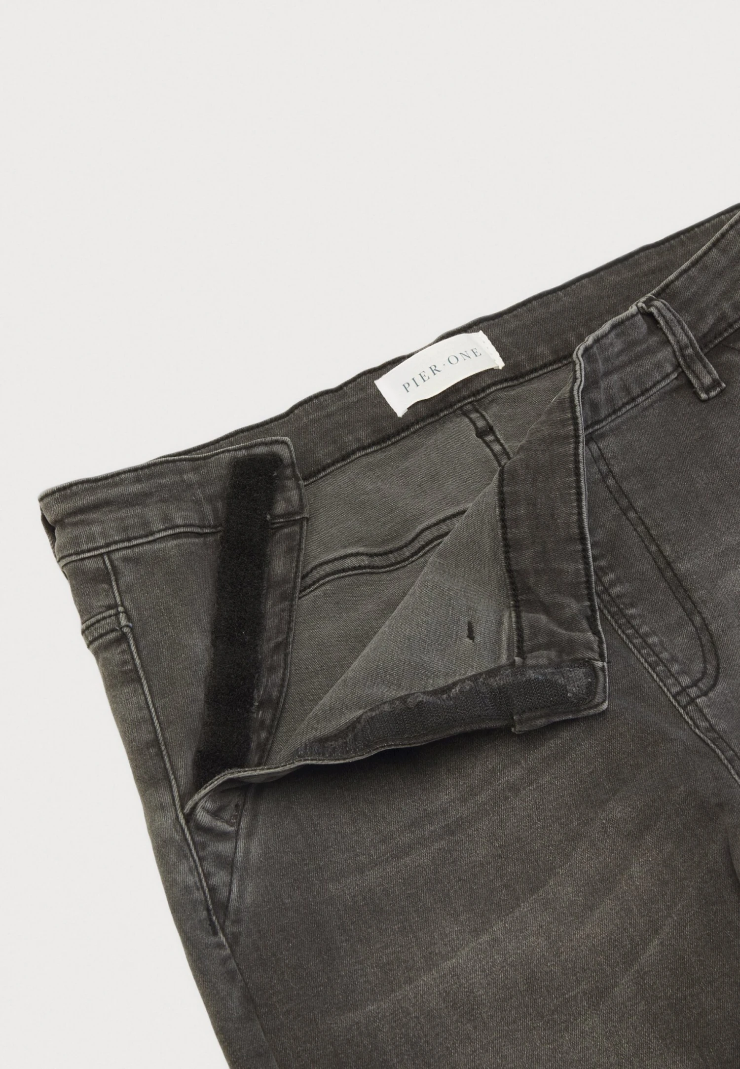 Pier One Straight Leg Jeans - Grey Denim 8 Pier One Straight Leg Jeans - Grey Denim - Afbeelding 6