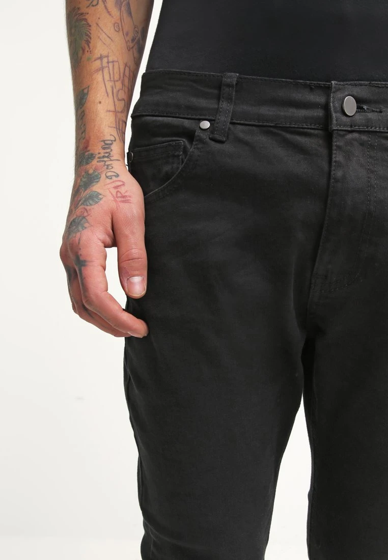 Pier One Slim Fit Jeans - Black Denim 7 Pier One Slim Fit Jeans - Black Denim - Afbeelding 5