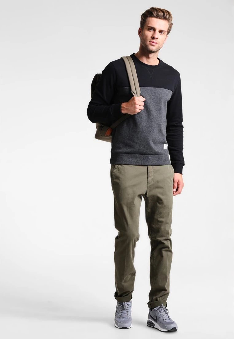 Pier One Sweater - Mottled Dark Grey 3 Pier One Sweater - Mottled Dark Grey - Afbeelding 2