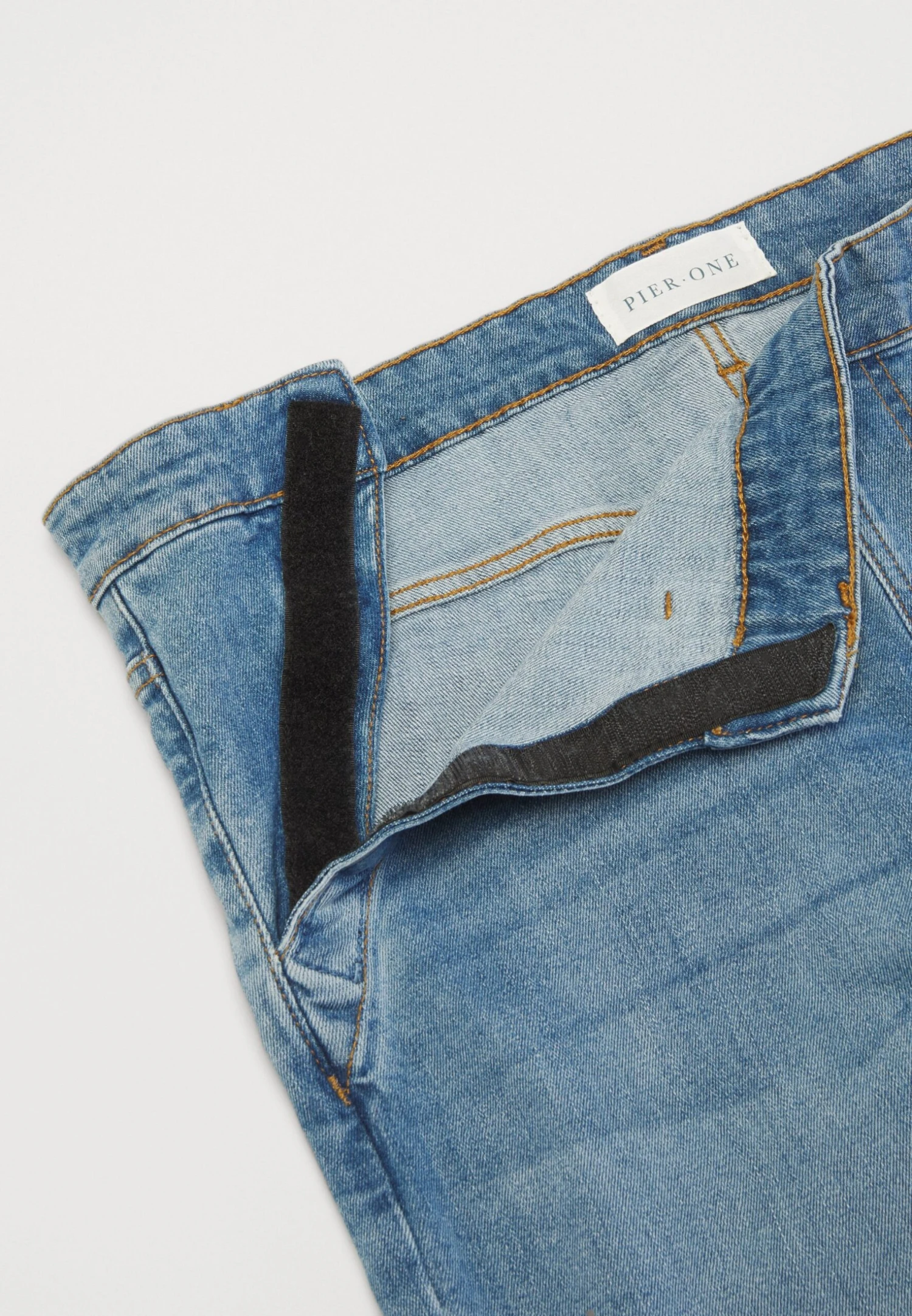Pier One Straight Leg Jeans - Blue Denim 8 Pier One Straight Leg Jeans - Blue Denim - Afbeelding 6