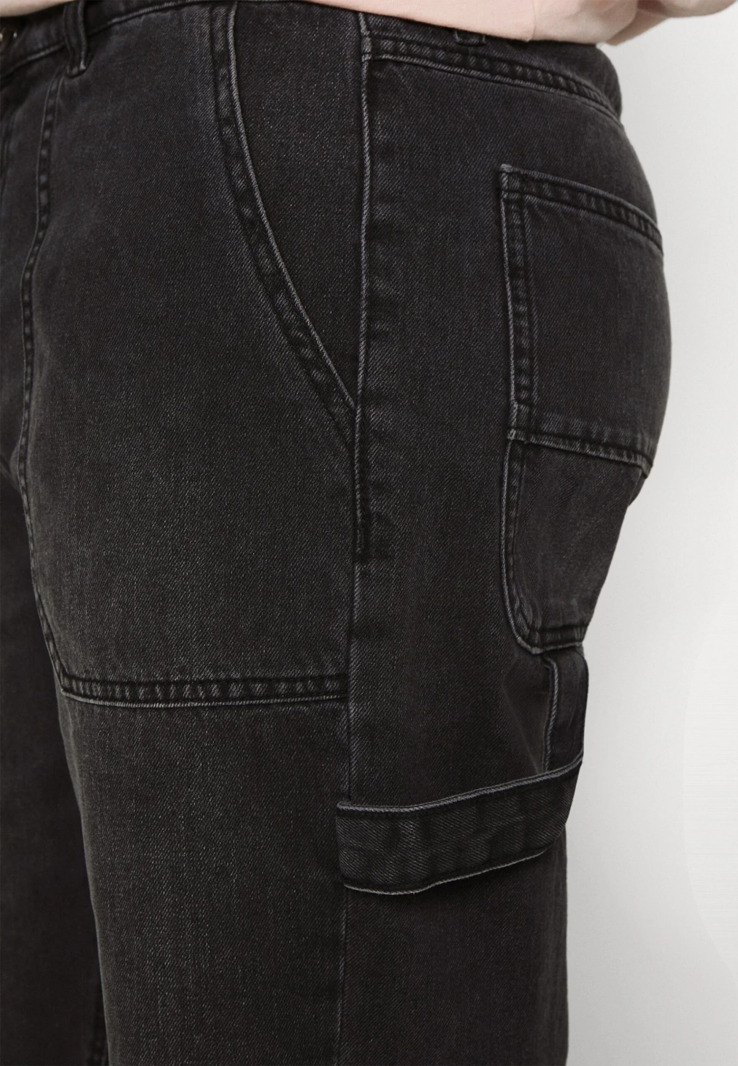 Pier One Regular Fit Carpenter - Jeansshort -Black 7 Pier One Regular Fit Carpenter - Jeansshort -Black - Afbeelding 5