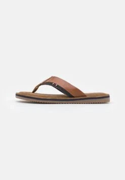 Pier One Leather - Teensandalen - Cognac