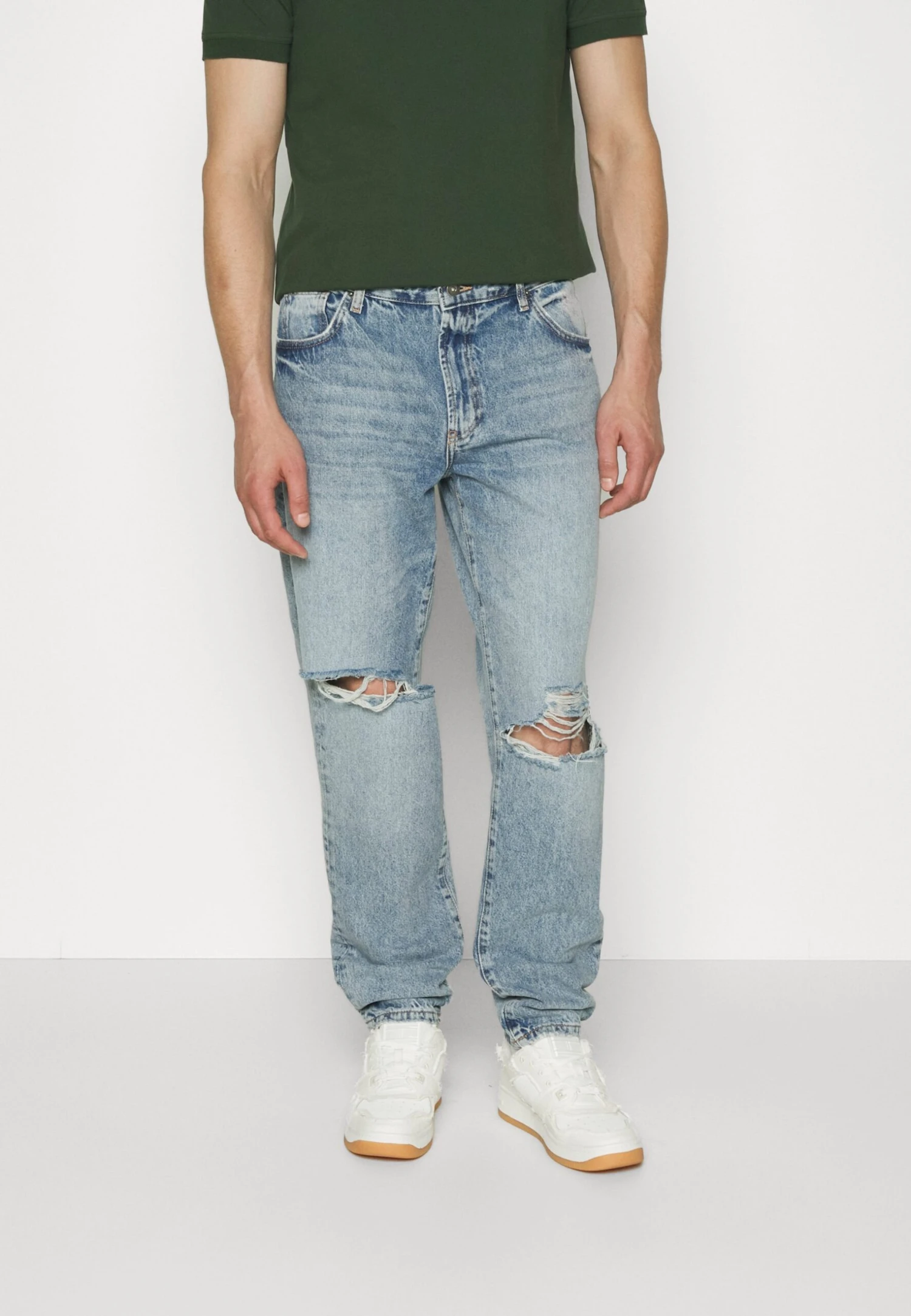 Pier One Relaxed Fit Jeans - Dark Blue Denim 5 Pier One Relaxed Fit Jeans - Dark Blue Denim - Afbeelding 3