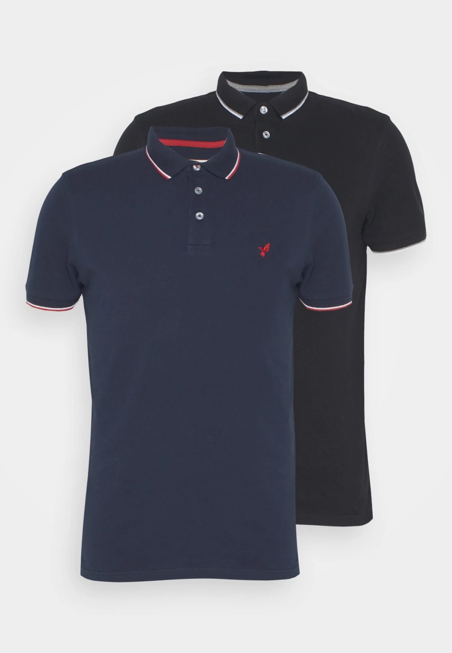 Pier One 2 Pack - Poloshirt - Black/Dark Blue 7 Pier One 2 Pack - Poloshirt - Black/Dark Blue - Afbeelding 5