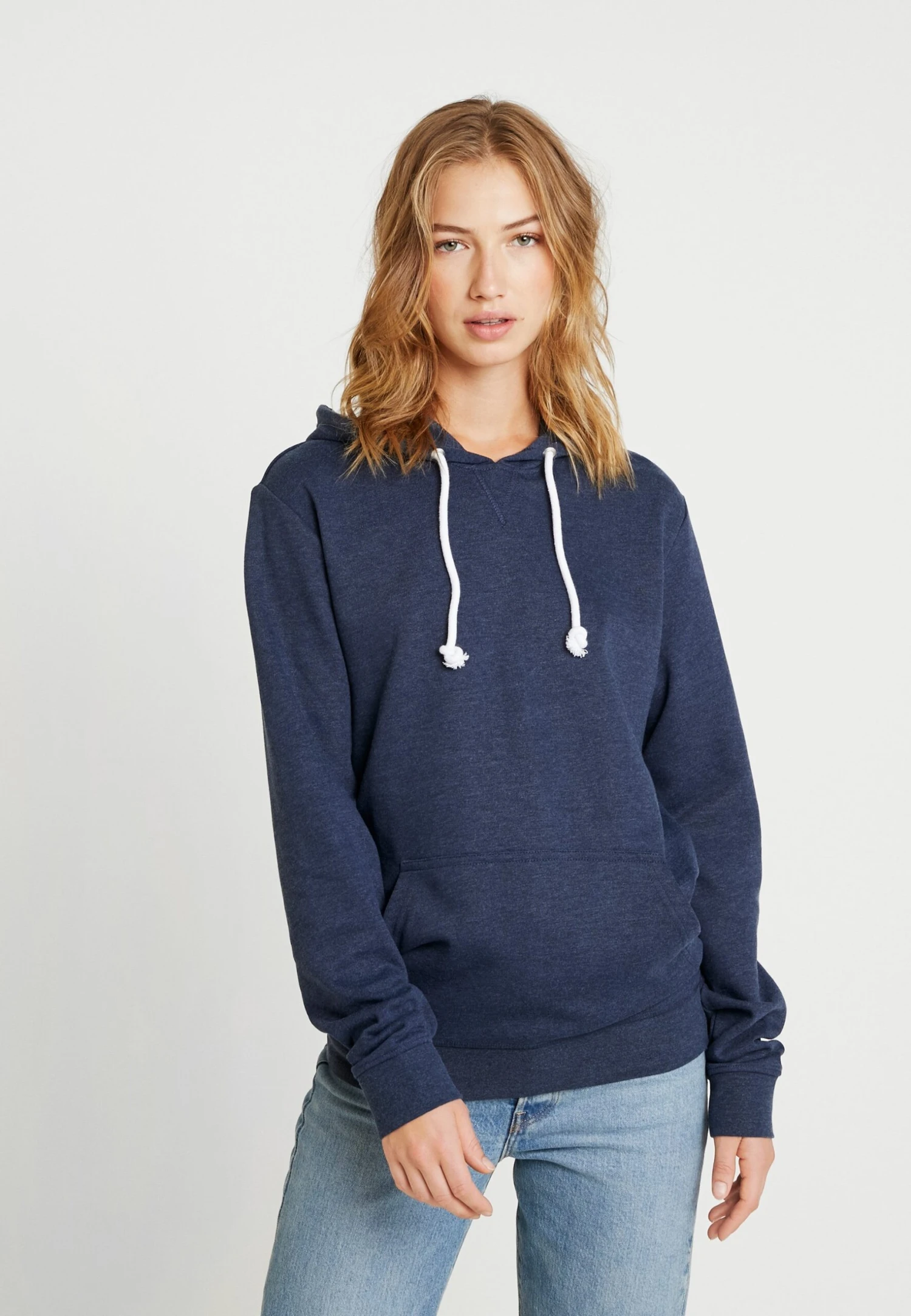 Pier One Hoodie - Dark Blue Melange 6 Pier One Hoodie - Dark Blue Melange - Afbeelding 4