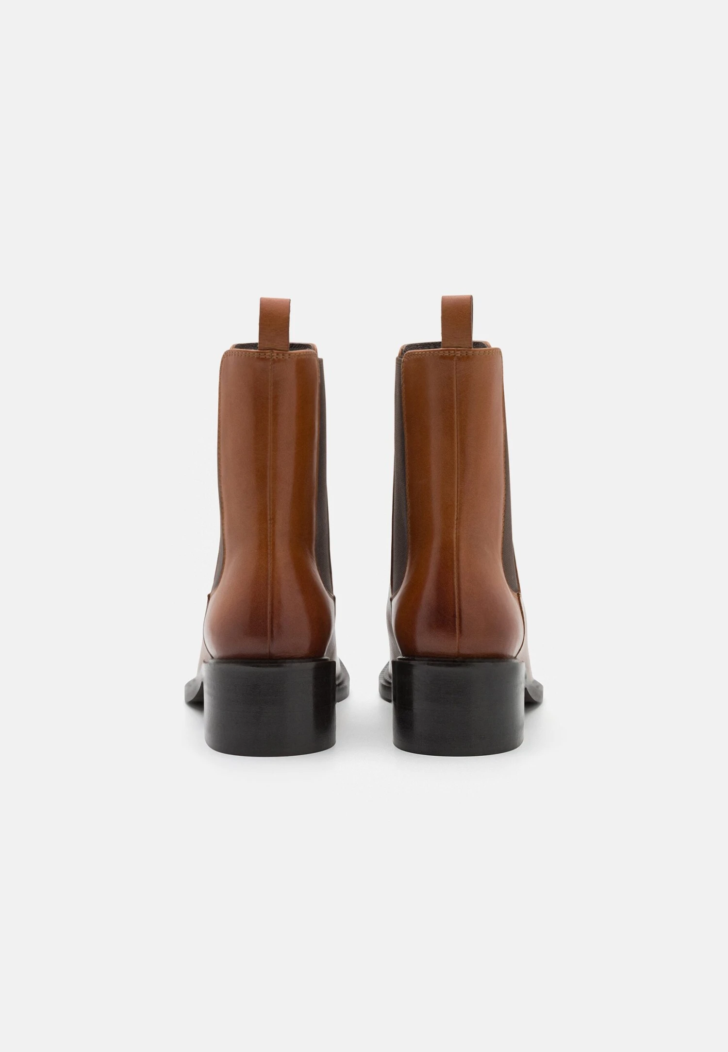 Pier One Leather- Korte Laarzen - Cognac 5 Pier One Leather- Korte Laarzen - Cognac - Afbeelding 4