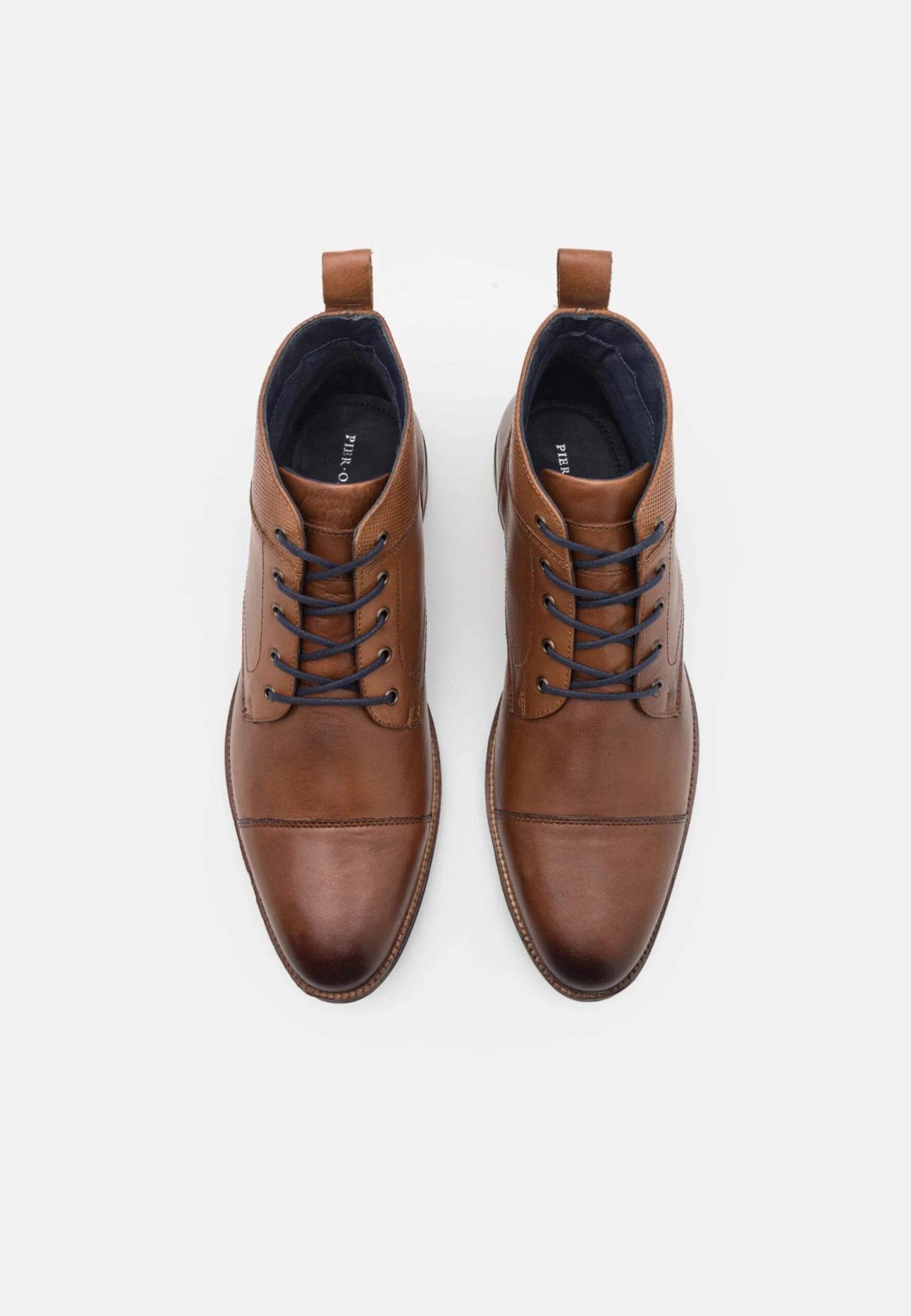 Pier One Leather - Veterboots - Cognac 6 Pier One Leather - Veterboots - Cognac - Afbeelding 4