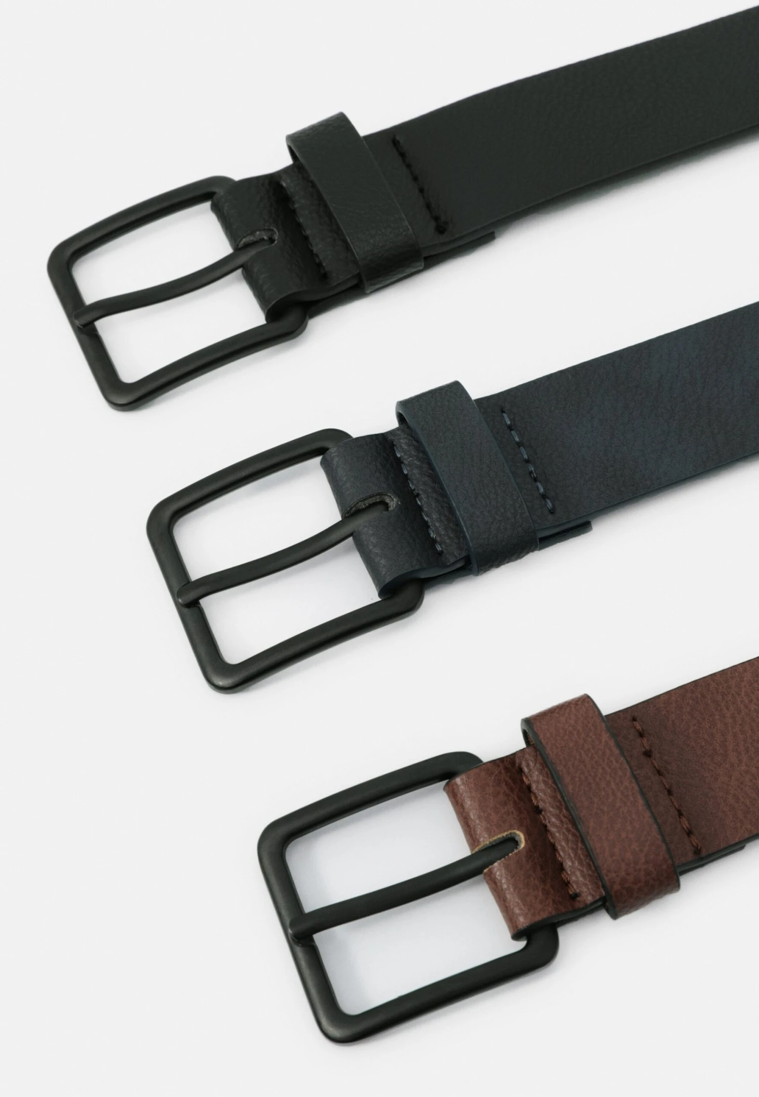 Pier One 3 Pack - Riem - Black - 802_Brown - 702_Dark Blue - 503 4 Pier One 3 Pack - Riem - Black - 802_Brown - 702_Dark Blue - 503 - Afbeelding 2