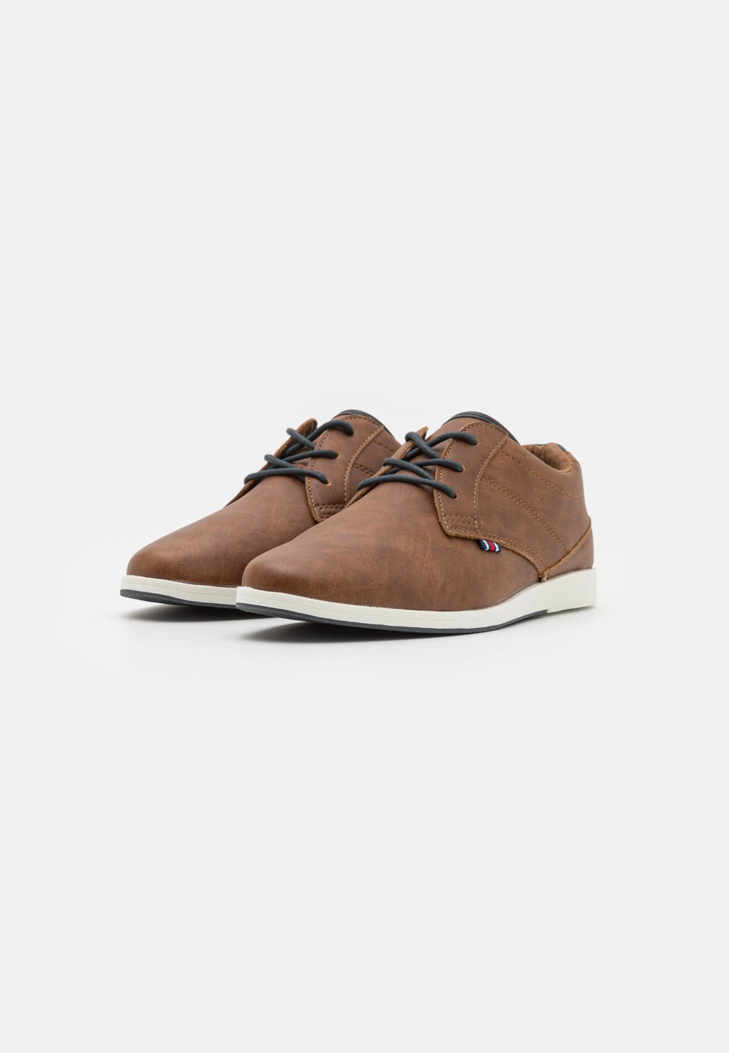 Pier One Sportieve Veterschoenen - Cognac/White 4 Pier One Sportieve Veterschoenen - Cognac/White - Afbeelding 2