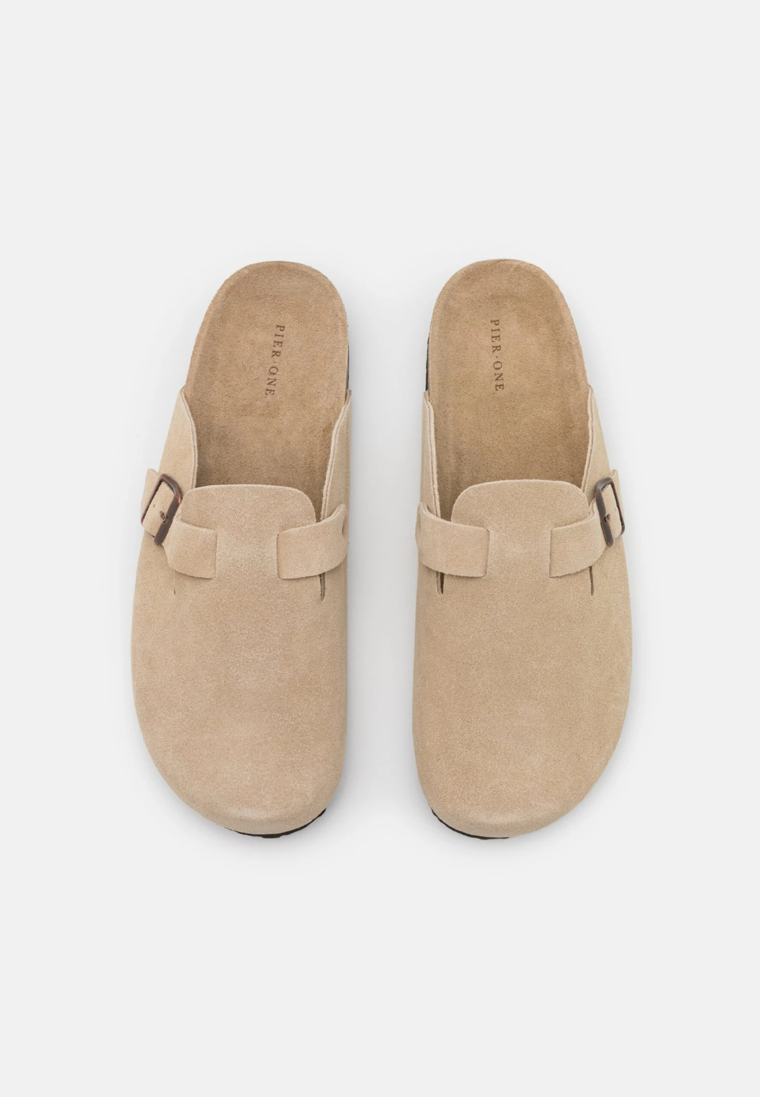 Pier One Leather Unisex - Pantoffels - Beige 6 Pier One Leather Unisex - Pantoffels - Beige - Afbeelding 4