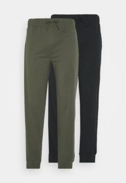 Pier One 2 Pack - Pyjamabroek - Black/Khaki 12 Pier One 2 Pack - Pyjamabroek - Black/Khaki -Pier One fceacdbd6c9c4aa79c27f8b710c32922