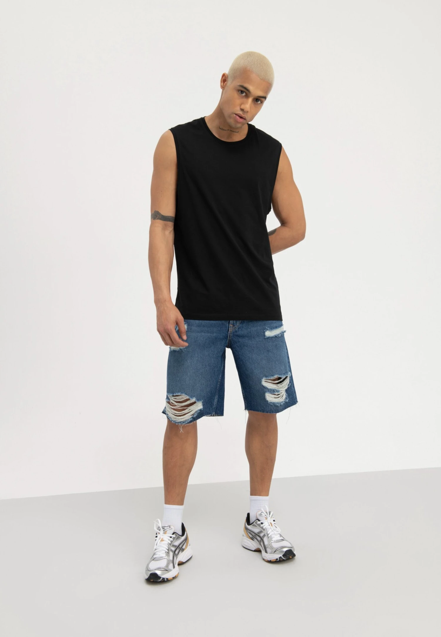 Pier One Jeansshort - Dark Blue Denim 4 Pier One Jeansshort - Dark Blue Denim - Afbeelding 2